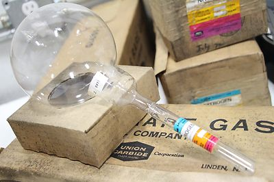 #ad #ad NEW Linde Rare Specialty Gas Pyrex 1 Liter Laboratory Element Nitrogen $149.99