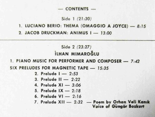 LP Electronic Music III (Turnabout TV 34177) US - Picture 2 of 2