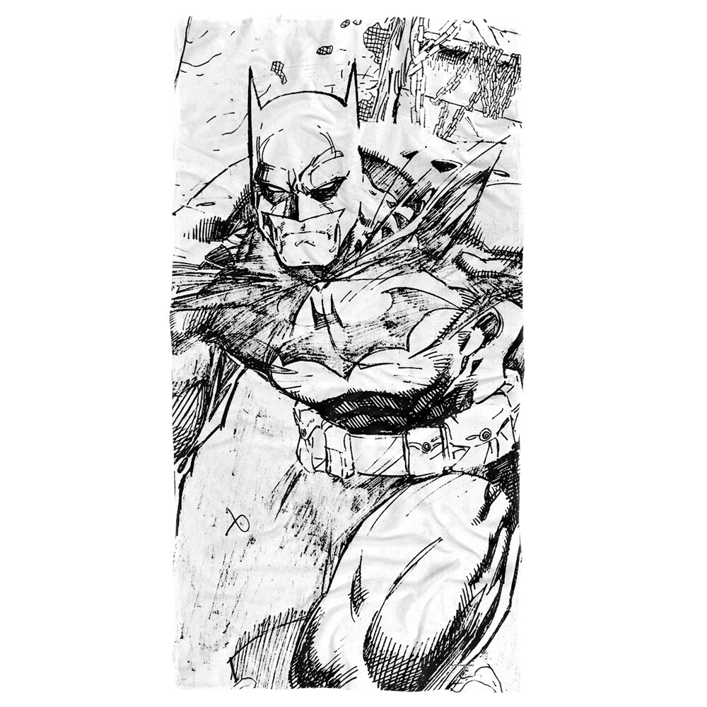 Batman Pencils Officially Licensed Beach Towel 30