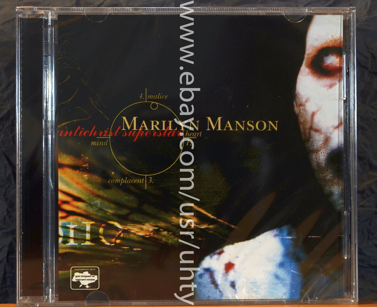 MARILYN MANSON ANTICHRIST SUPERSTAR RARE UKR ORIGINAL CD MARILYN MANSON ANTICHRIST SUPERSTAR RARE UKR ORIGINAL CD