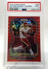 2020 Panini Prizm #385 Antonio Gandy-Golden RED WAVE Serial #78/149 ~ROOKIE CARD