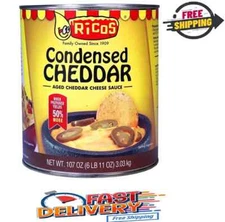 Ricos Condensed Cheddar Cheese Sauce 107 oz. FREE SHIPPING