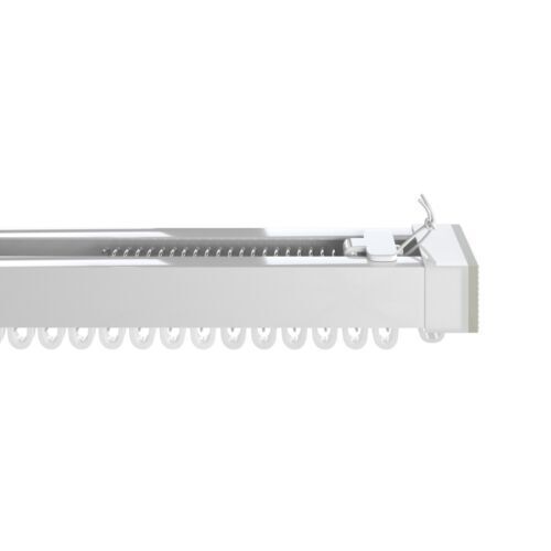 Extendable 60 Sec Spring Loaded No Drilling No Fixing Tension Curtain Track - Picture 1 of 8