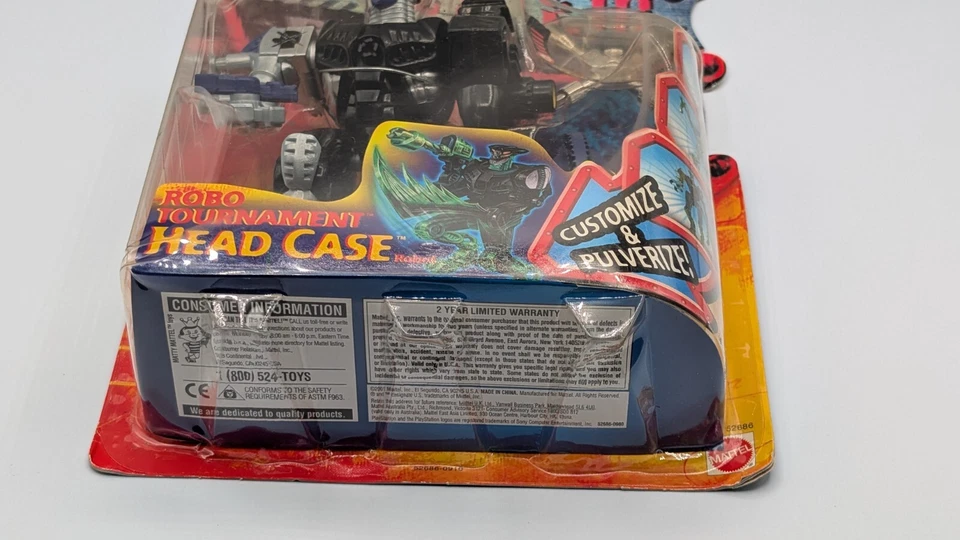 Figura de acción Mattel vintage Rockem Sockem Robots Head Case 2000 - Nueva Foto 4 de 4