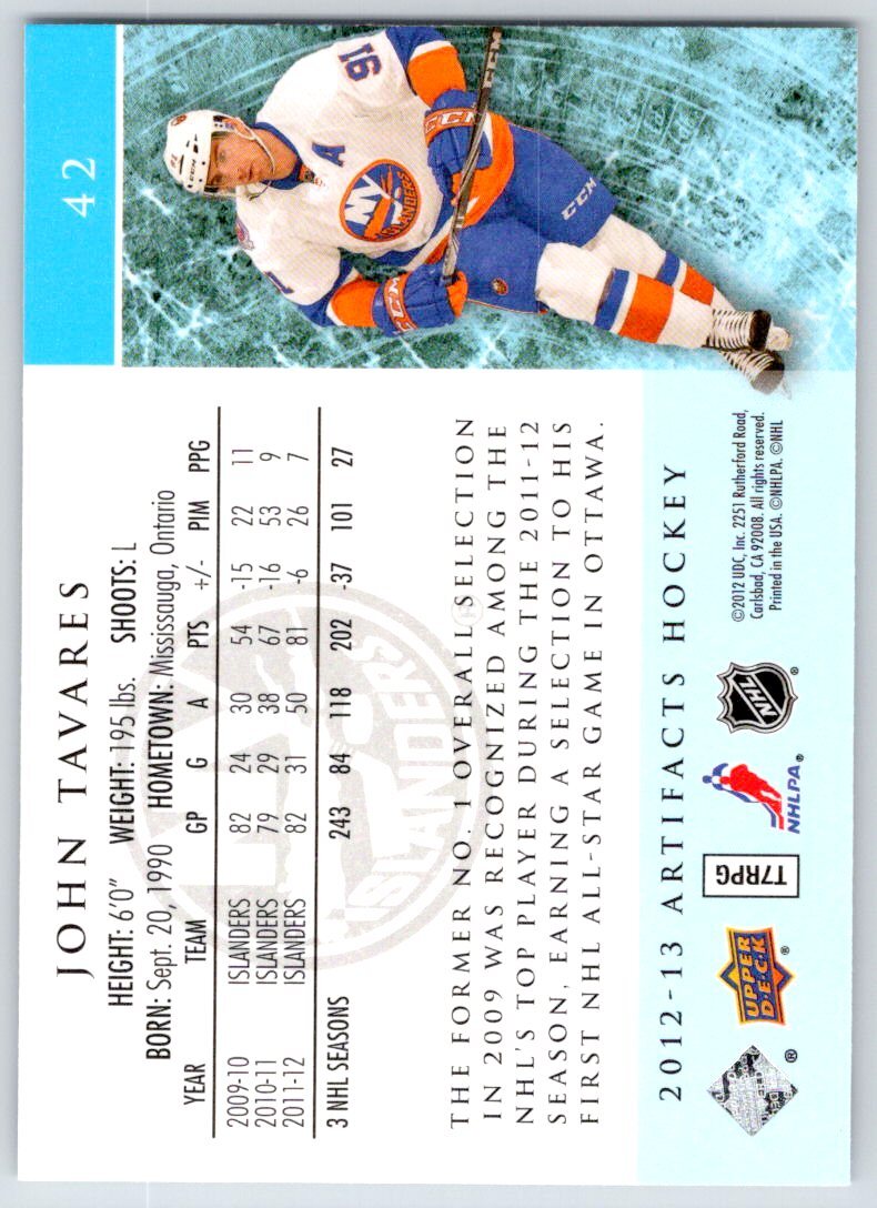 2012-13 Upper Deck Artifacts NHL Hockey Cards - U-Pick From List - Picture 85 of 201