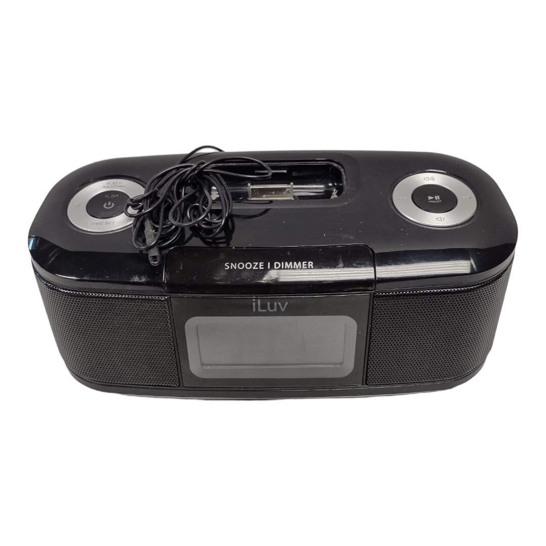 Electronics iLuv Alarm Clock Cell Phone Dock Model No IMM153BLK | eBay