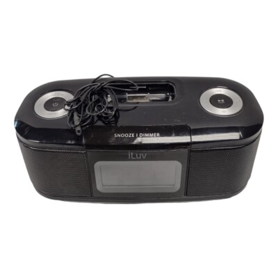 Electronics iLuv Alarm Clock Cell Phone Dock  Model No IMM153BLK