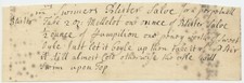 1700's Receipt/Recipe for Swimmers Blister Salve Cure