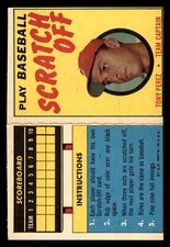 1970 Topps Scratch-Offs Baseball #16 Tony Perez EX *d7
