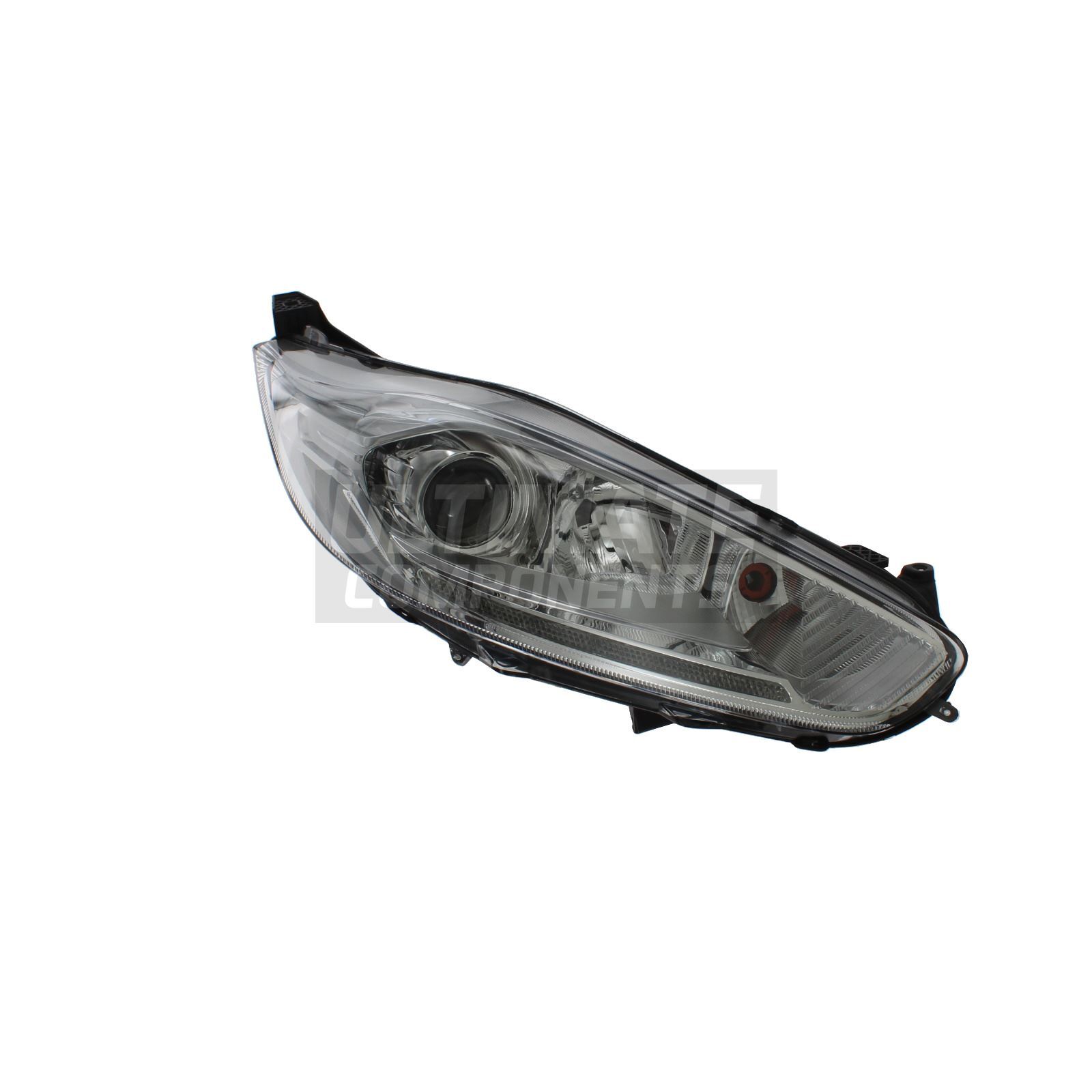 Ford Fiesta Headlights Mk7 Titanium 20122018 Headlamps With LED DRL 1 Pair eBay