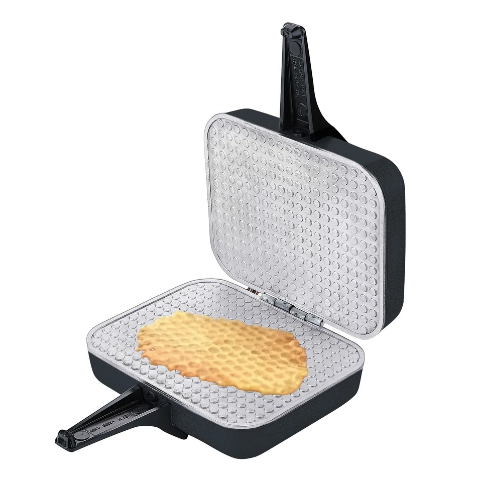 RUSSIAN USSR ELECTRIC SQUARE WAFFLE IRON MAKER EB-1/220 NEW + RECIPE GRAPHITE - Image 3 of 3