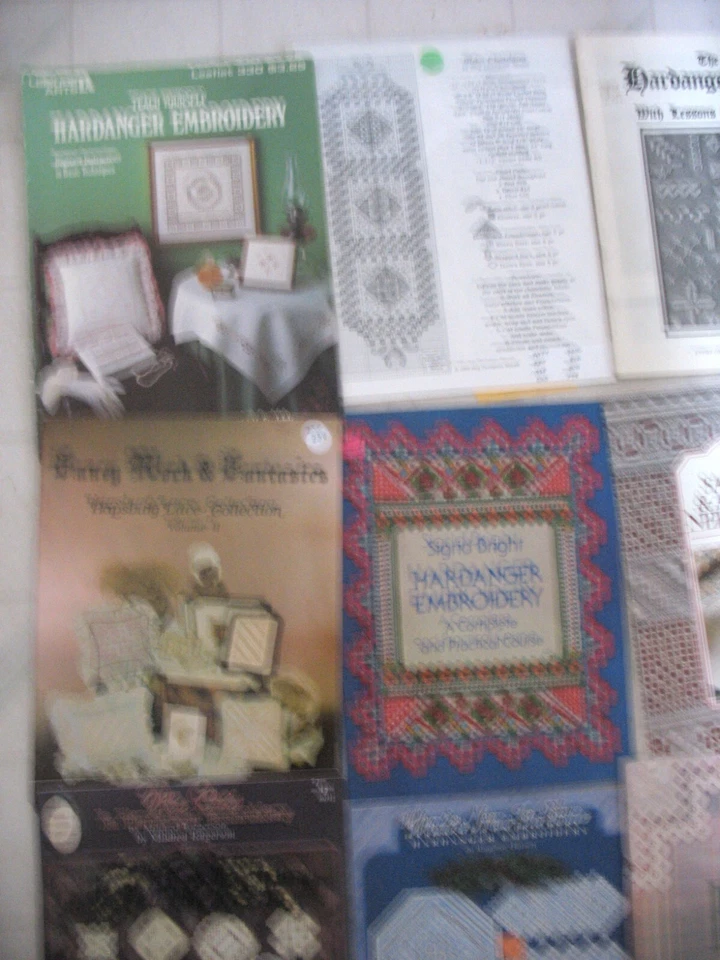 19 HARDANGER PATTERN PROJECT BOOKS. lot of 19 - Image 3 of 4