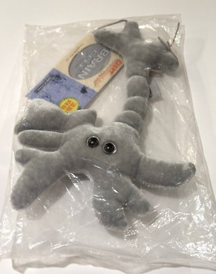 Giant Microbes Brain Cell Stuffed Plush Toy Neuron Biology Homeschool STEM NEW