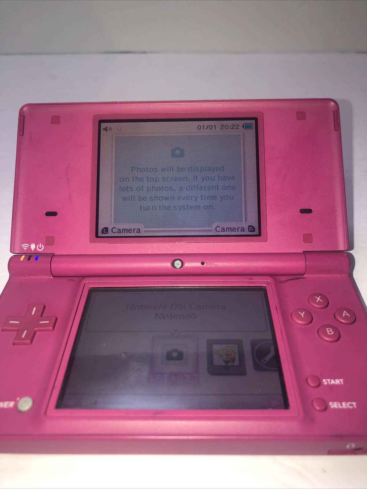 Nintendo DSi Portable Pink Console, Beautiful Body + Working Good