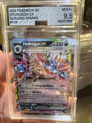 surging sparks graded cards 2024 Pokemon Surging Sparks Togekiss 072/191 Holo TCC Graded Gem Mint 10