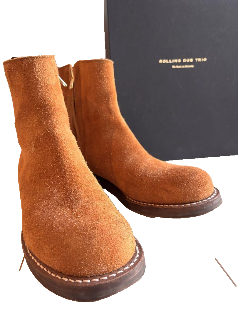 Rolling dub trio Casper Size Us8.5 tobacco oil suede rough Rolling dub trio Casper Size Us8.5 tobacco oil suede rough