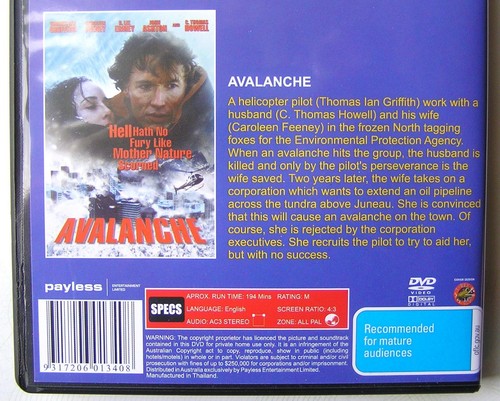 EPICENTER & AVALANCHE DVD MOVIE DOUBLE FEATURE Tracey Lords, Jeff Fahey - Bild 4 von 4