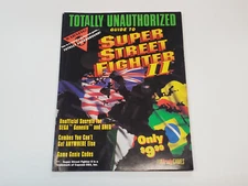 Totally Unauthorized Super Street Fighter II SNES Genesis Brady Games Guide Book