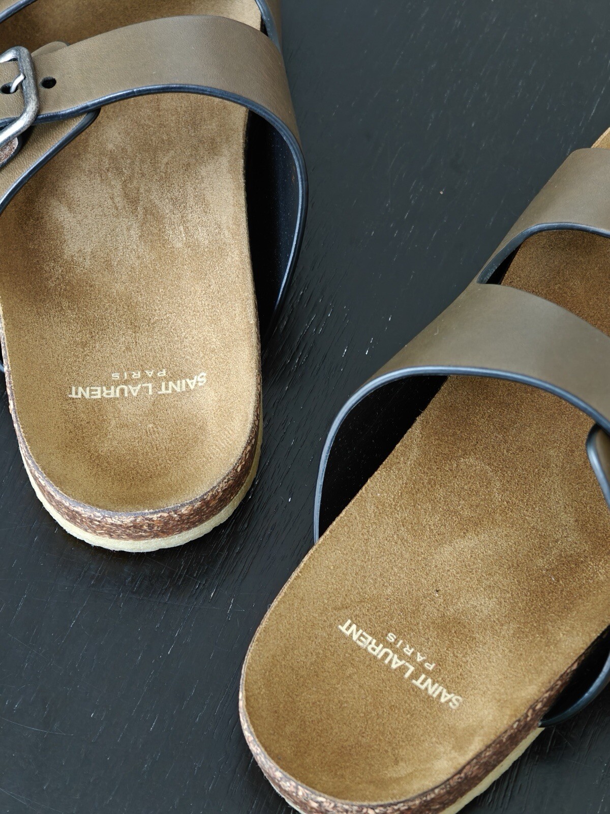 Sandali bassi Saint Laurent YSL Jimmy Birkenstock 12500G prezzo consigliato £ 605