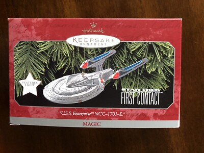 HALLMARK 1998 STAR TREK U.S.S. NCC-1701-E ORNAMENT