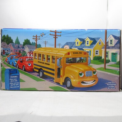 Sally School Bus The Chevron Cars Toy in Box 10