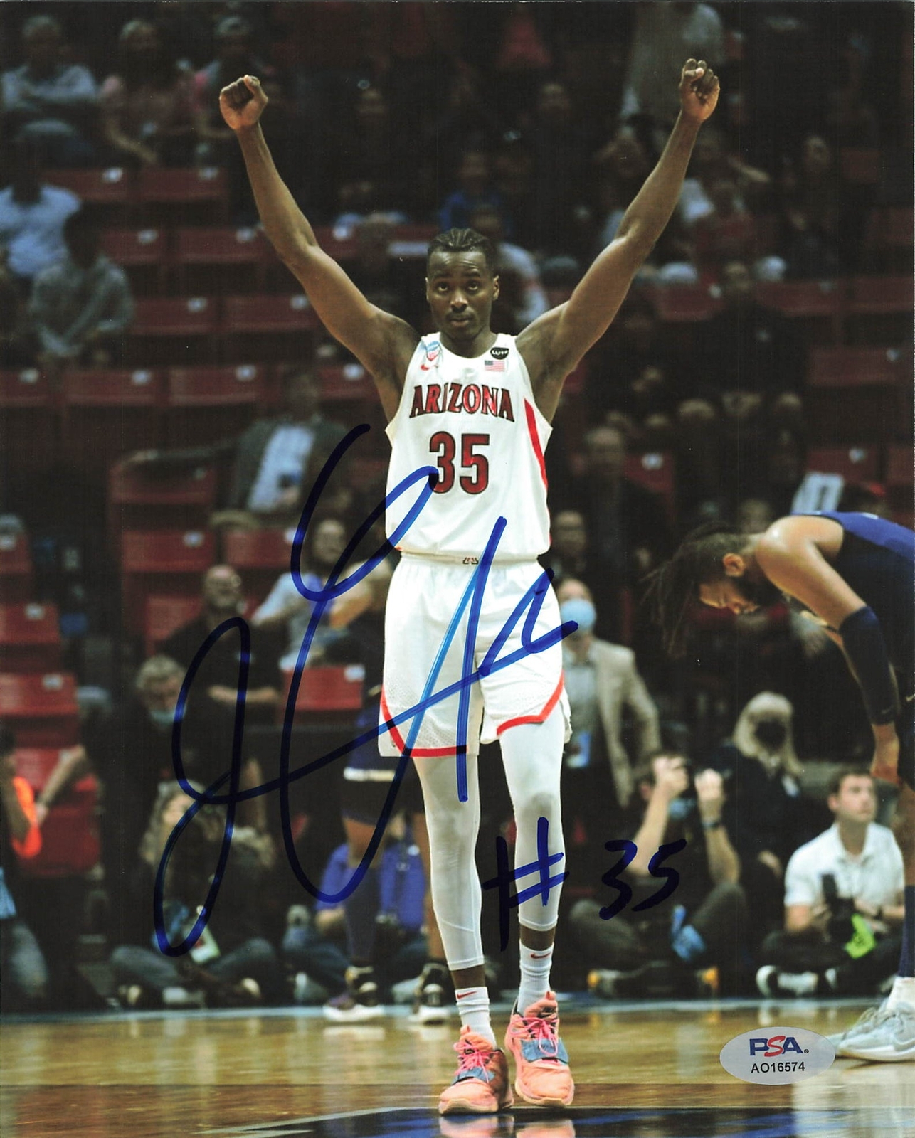CHRISTIAN KOLOKO signed 8x10 photo PSA/DNA Arizona Wildcats Autographed 