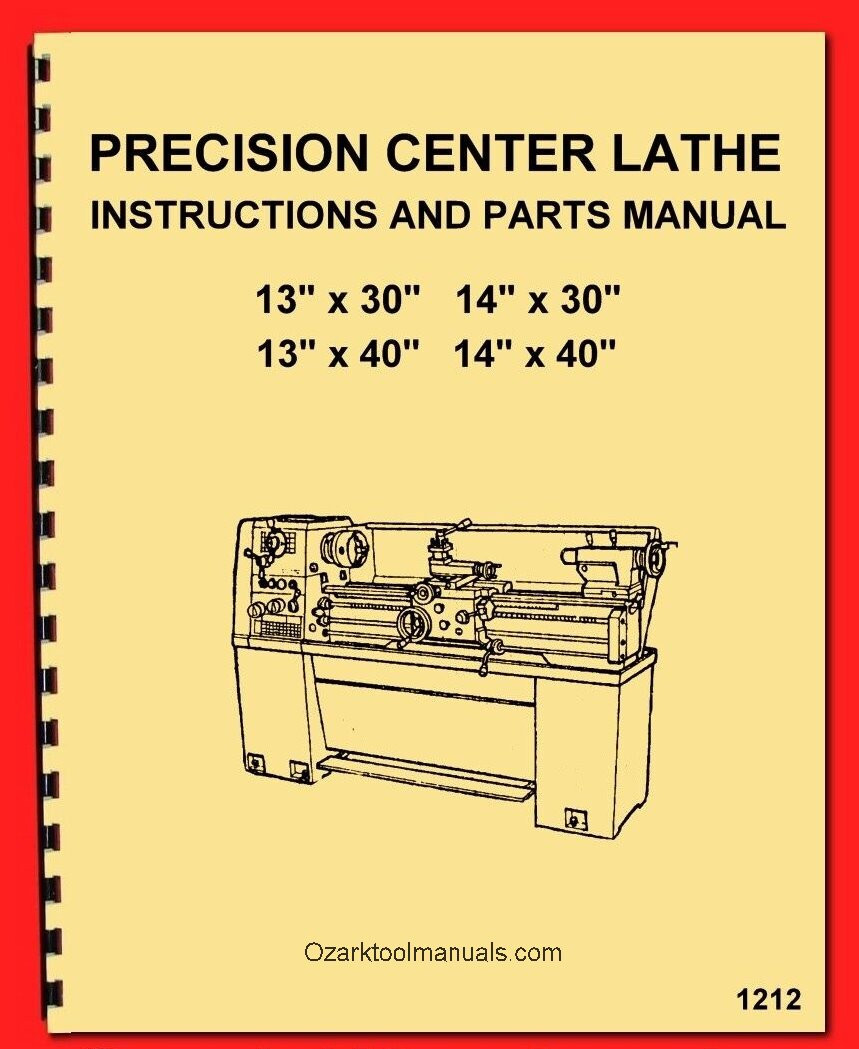 Enco,Warco,JET,Asian 1330 1340 1430 1440 Metal Lathe Operator
