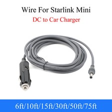 For Starlink Mini Car Charger To DC Power Cable for Satellite Cigarette Lighter