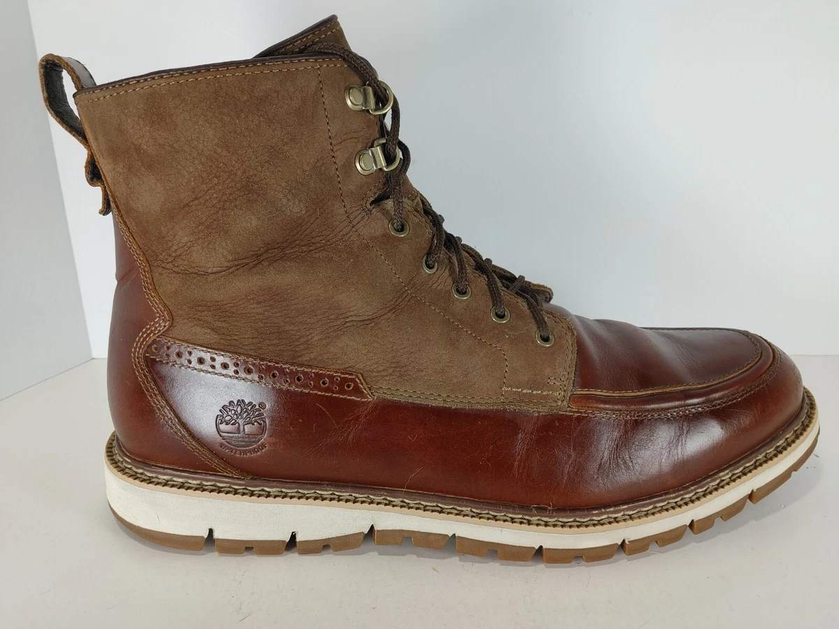 Timberland men's britton hill best sale moc toe waterproof boots