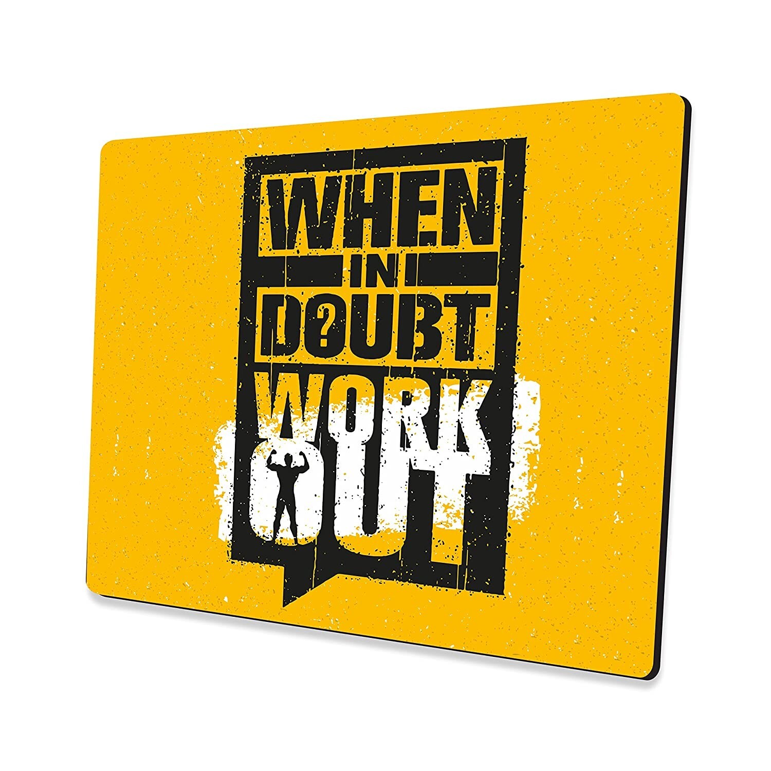 Motivational Quote Mouse Pad - Non-Slip Rubber Base or Custom Design  