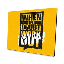 Mouse Pad - Motivational Quote Printed - Rubberized Non slippery or Custom it