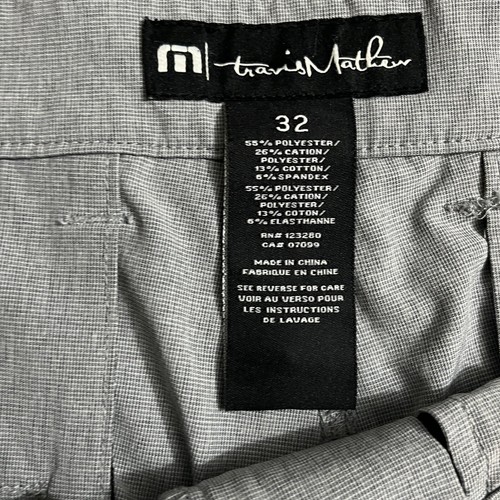Travis Mathew Golf Shorts Hybrid Lightweight Gray Size 32 - Picture 3 of 4