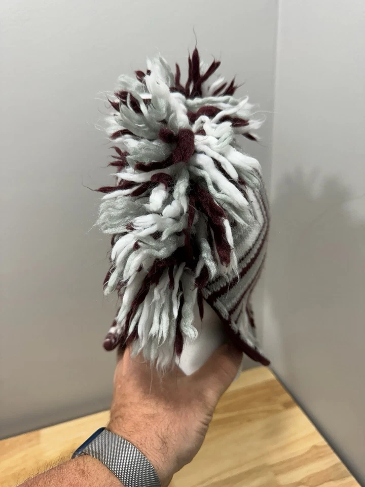 Texas A&M Sombrero Tejido Adidas Jóvenes Niños Aggies Mohawk Gorro Gorra Punk Alternativa Foto 3 de 4