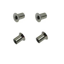 Marine 1/4" Countersink End Cap 82 Degree Countersink Angle Stainless Steel 4Pcs