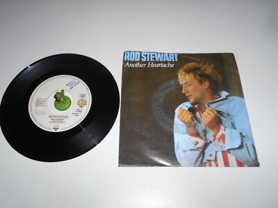 Rod Stewart - Another Heartache (1986) Vinyl 7` inch Single Vg +++