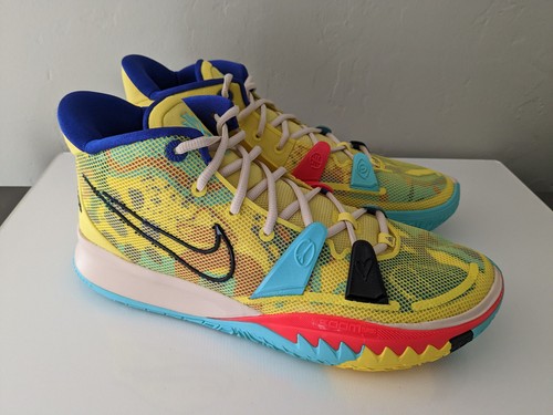 Nike Kyrie 7 1 World 1 People Yellow Black 2021 CQ9326 700 Men's Shoe Size 11.5 - Picture 5 of 19