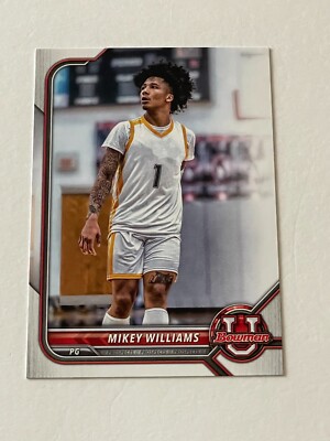 Mikey Williams 2022 Topps BOWMAN U University Basketball #86
