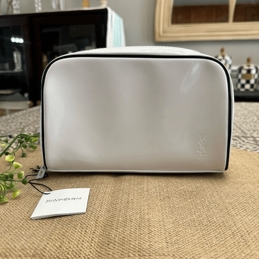 Borsa da viaggio Yves Saint Laurent YSL Parfums Cosmetic Makeup Bag Zip Top pochette