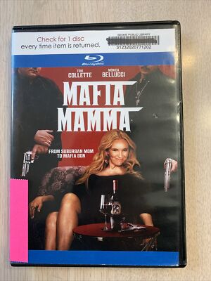 MAFIA MAMMA BLU RAY MOVIE 2023 PLAYS GREAT TONI COLLETTE MONICA BELLUCCI FUNNY