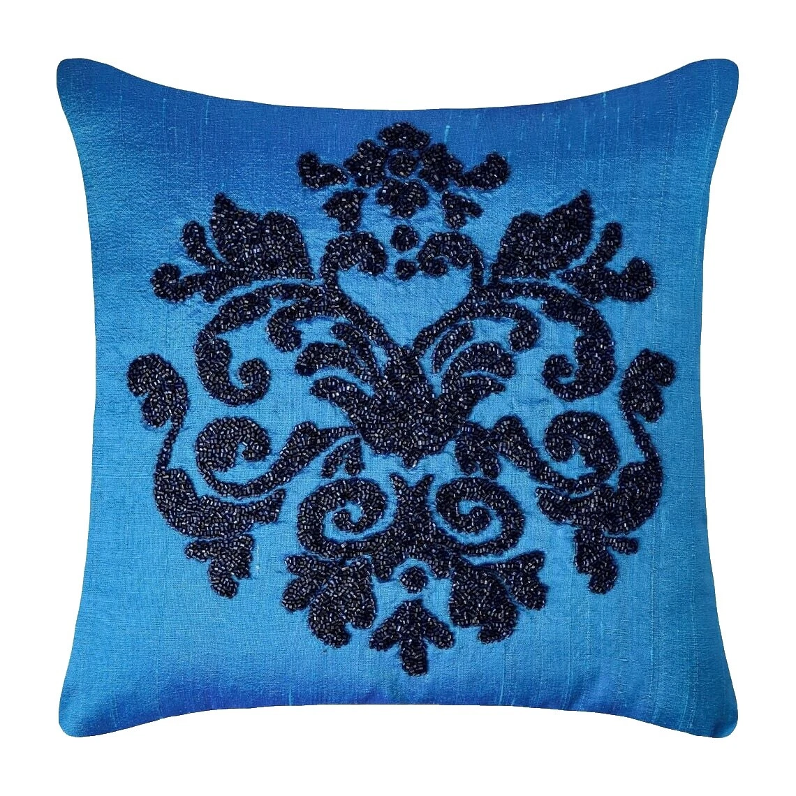 Faux Silk Square Modern Home Décor Pillows