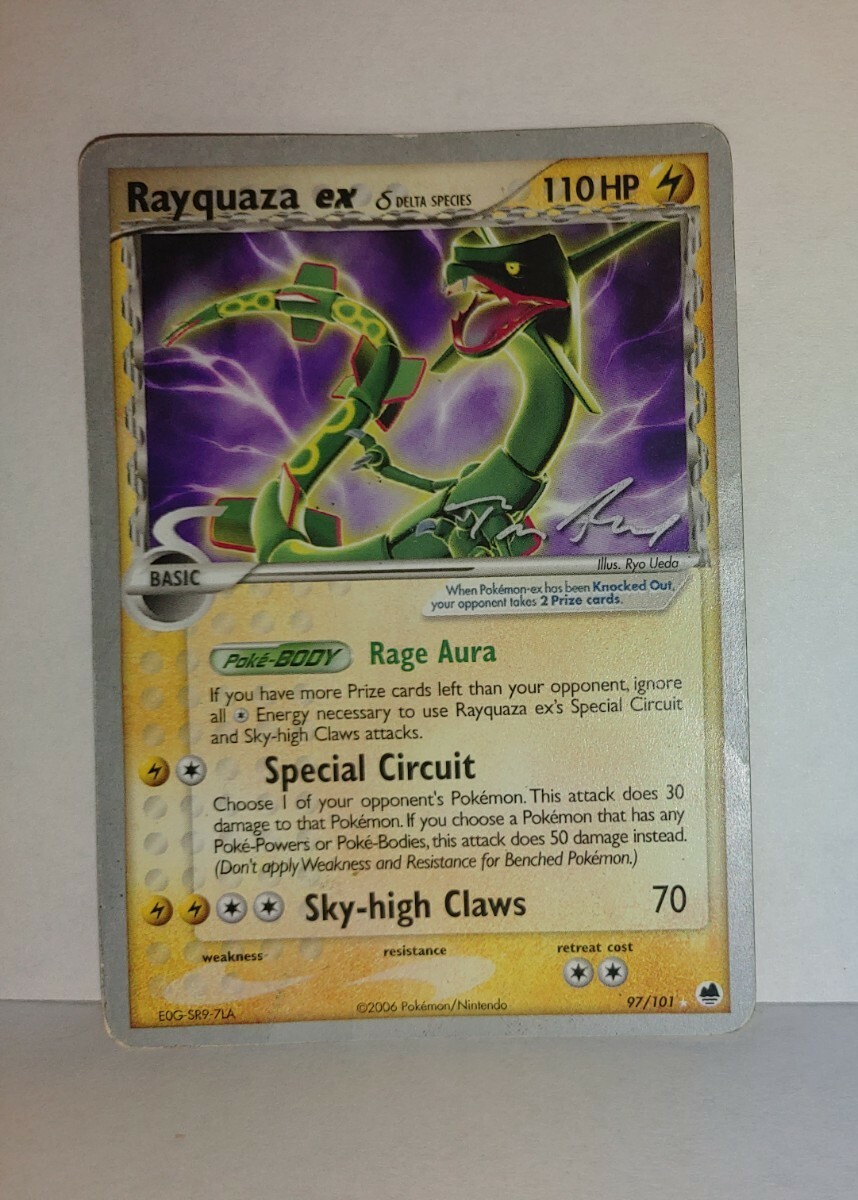 Rayquaza EX 97/101 World Championships Ultra Rare Pokemon