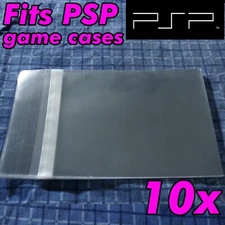 10x PSP UMD Playstation Portable Game Case Resealable Sleeve Bags Sleeves OPP