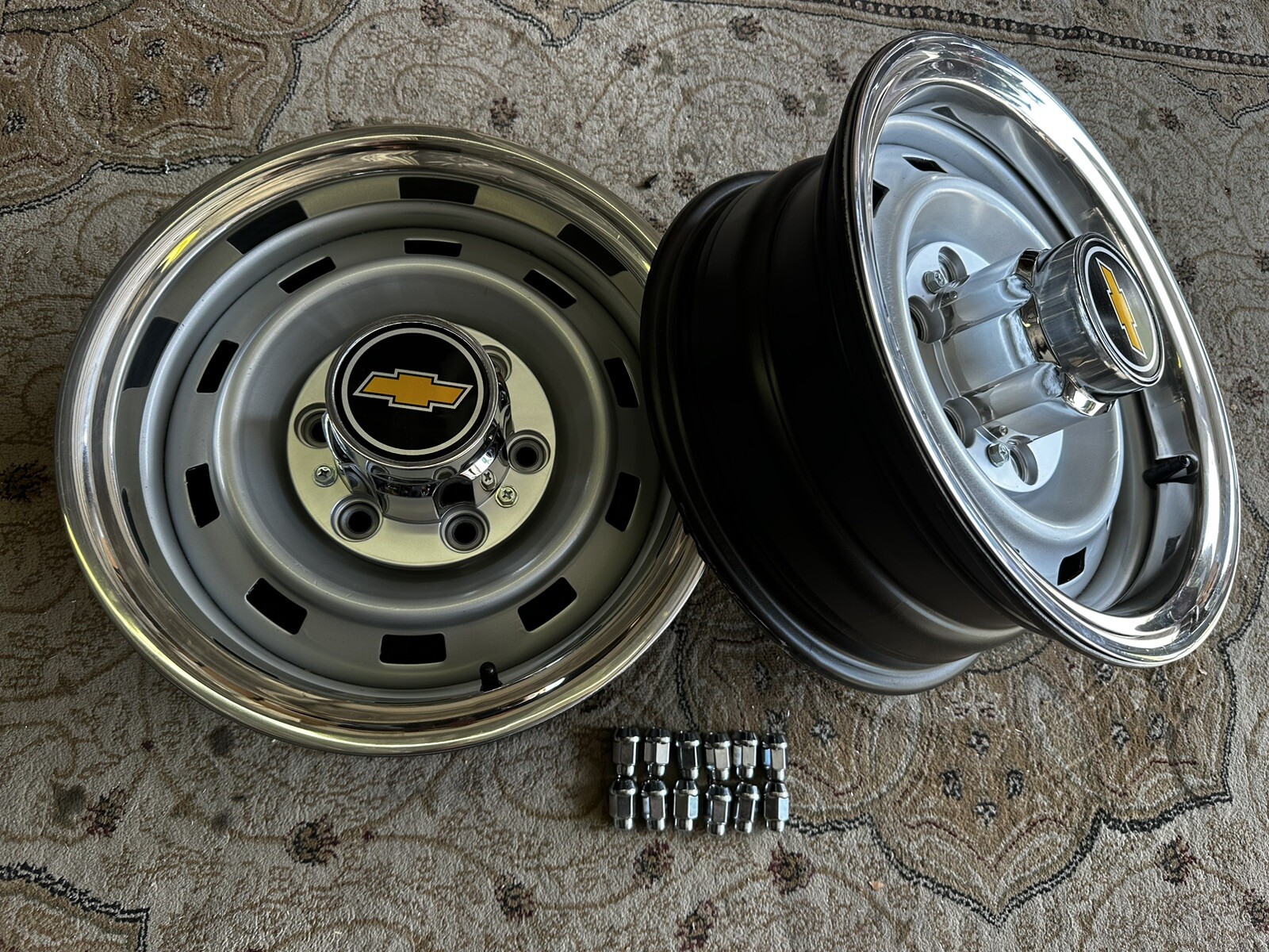1955-70 2WD CHEVY TRUCK C10 6 LUG 15X6 CUSTOM GM ORIGINAL RALLYS RINGS ...