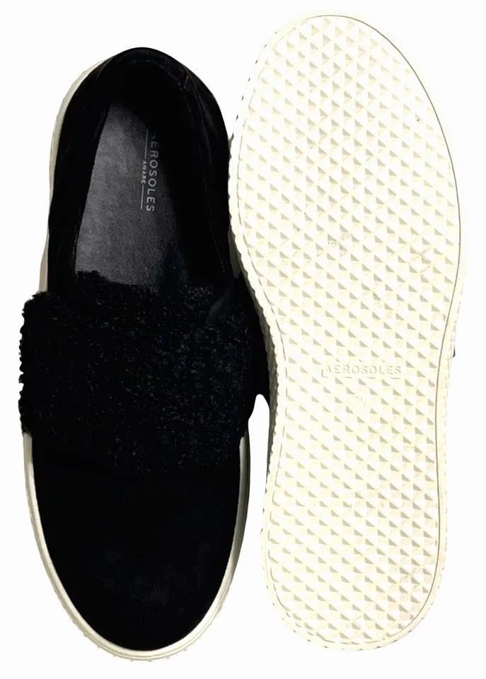 Nuevas ZAPATILLAS AEROSOLES EBBIE 7.5 NEGRAS PLATAFORMA IMITACIÓN GAMUZA SIN PRIORIDAD DE CAJA Foto 3 de 4