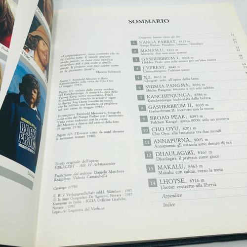 Sopravvissuto I Miei 14 Ottomila - Reinhold Messner - De Agostini 1987 - Bild 7 von 9