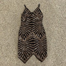Shein Cocktail Dress Womens Sequence Midi Large