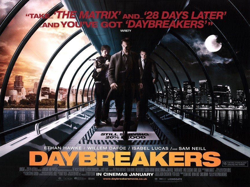 Daybreakers movie poster - Ethan Hawke - uk mini poster