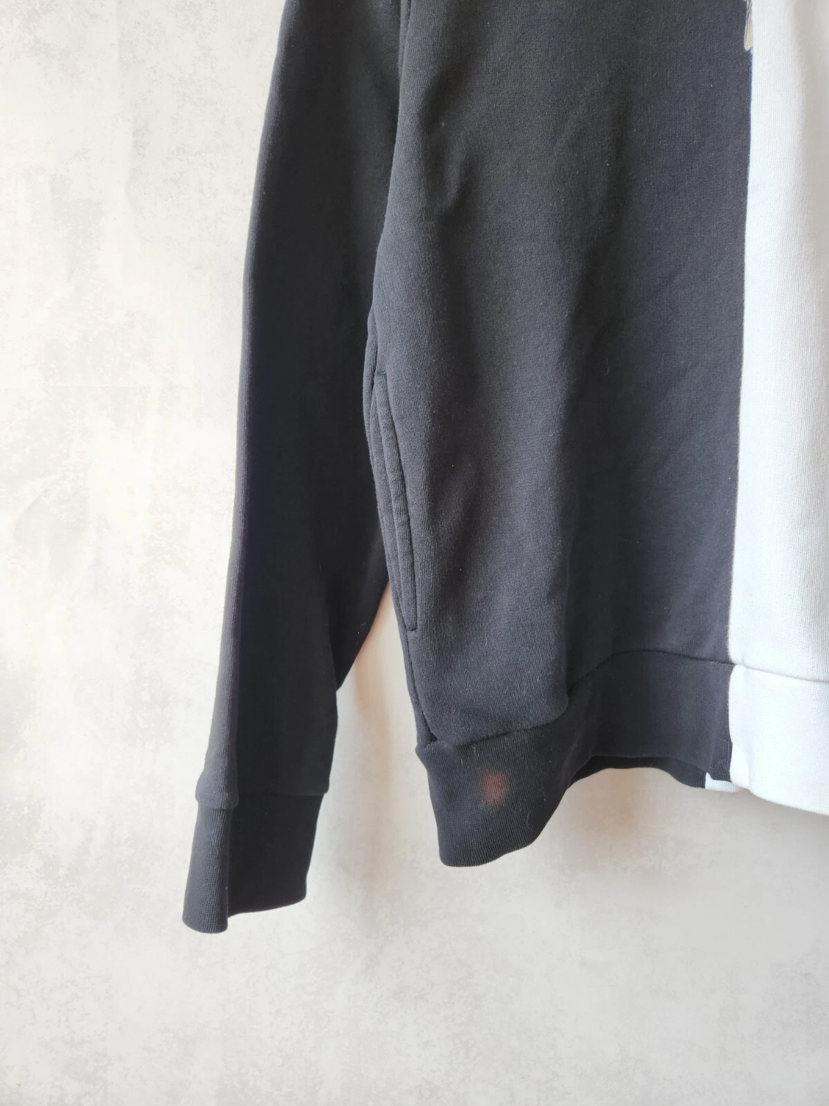 Marcelo burlon paese di milano felpa con cappuccio doppio colore taglia S