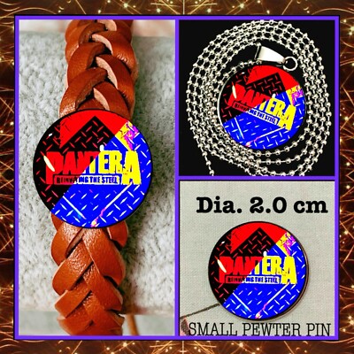 PANTERA   SET OF THREE BRACELET +NECKLACE+PIN  GIFT & CONCERT GOODS 