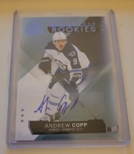 ANDREW COPP 2015-16 UPPER DECK SP GAME USED HOCKEY ROOKIE AUTO AUTOGRAPH #169
